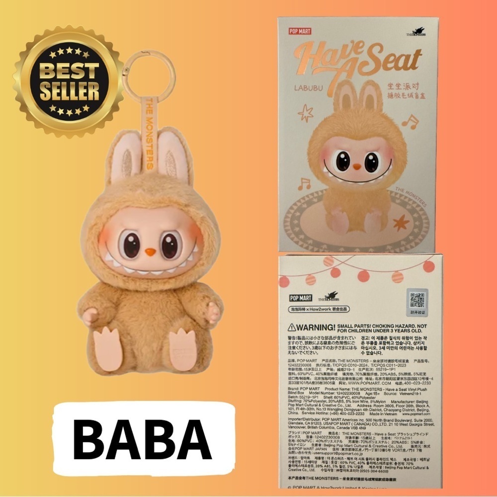 LABUBU The Monsters Have A Seat Baba Confirmed NIB POP MART